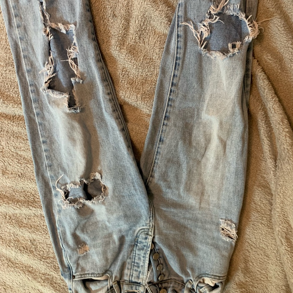 PacSun distressed mom jeans